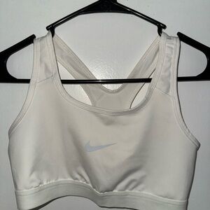 Nike White Racerback Sports Bra Youth XL